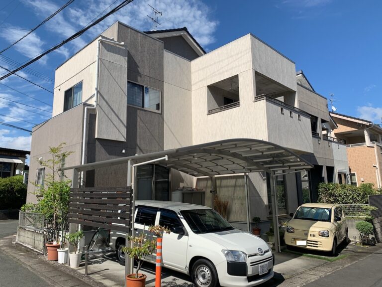 熊本市西区屋根塗装・外壁塗装工事施工前
