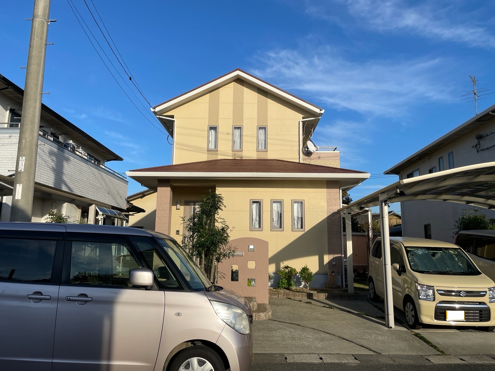 熊本市南区屋根塗装・外壁塗装工事施工後