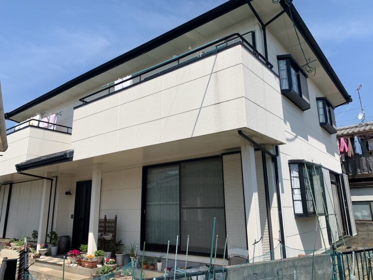 熊本市南区屋根塗装・外壁塗装工事施工前