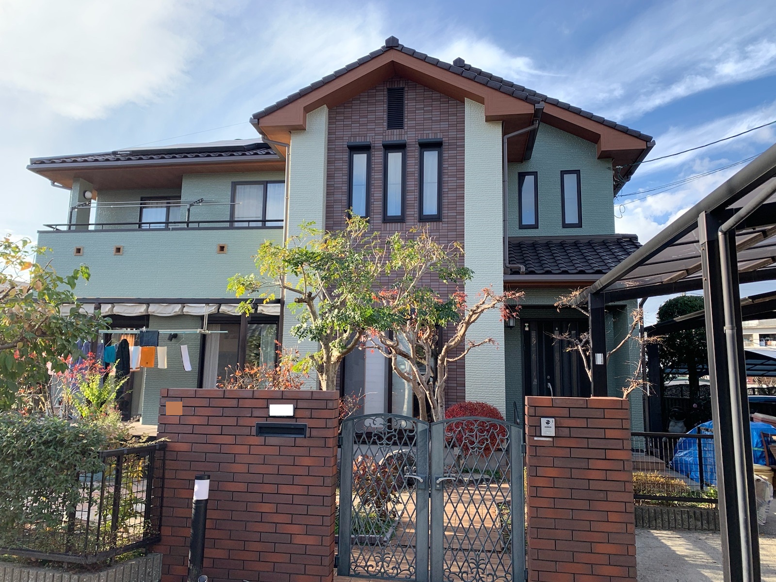 熊本市北区N様邸屋根・外壁塗装工事施工後