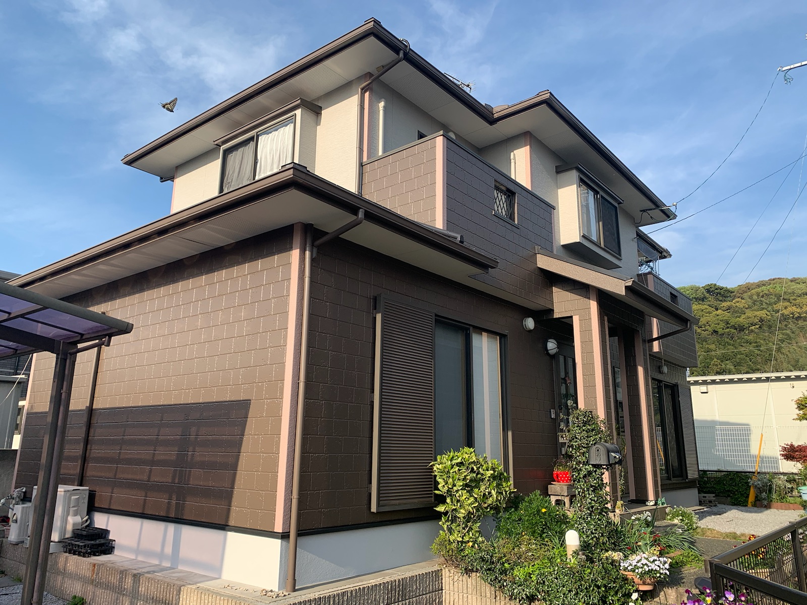 熊本市東区M様邸屋根塗装・外壁塗装工事施工後